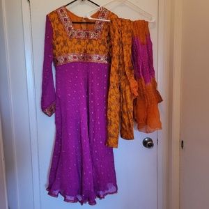 indian churidar set / indian salwar set